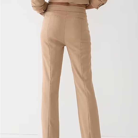 J CREW WILLA ITALIAN CITY WOOL TROUSERS CAMEL BLUSH NWT SZ 6   LONG - Picture 4 of 5